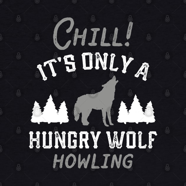 Chill Hungry Wolf by VectorPlanet